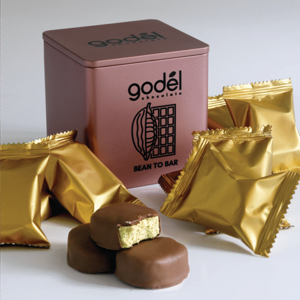 Chocolate Coated Pistachio Kataifi Polvoron